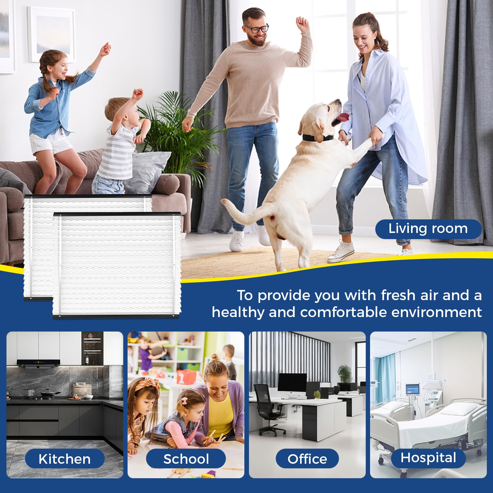 Henmfely 210 replacement filter demonstrating tool-free installation for convenience.