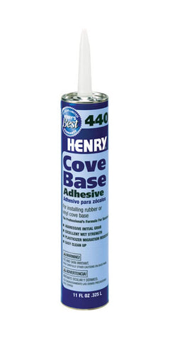 Henry Hentry Cove Base Adhesive pack of five for bulk projects.
