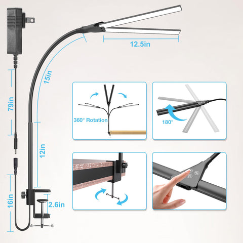Hensam plug-and-play with 12W adapter for easy setup