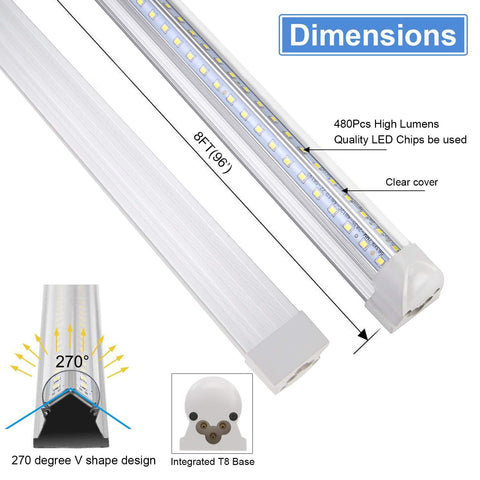 Henwsi V-shape 270-degree illumination brightening dark corners