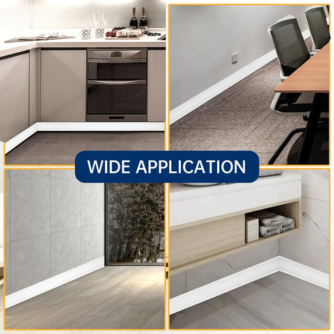 Heonay baseboard molding surface resists scratches in busy rooms