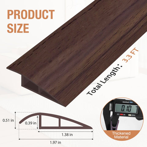Heonay self-adhesive floor reducer supports carpet-laminate transitions