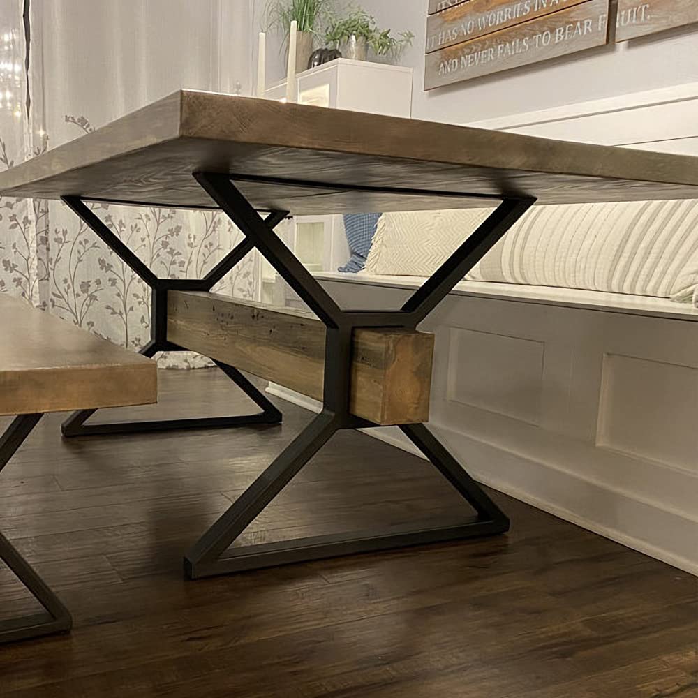 HEONITURE set of two legs enhances stability for benches and tables.