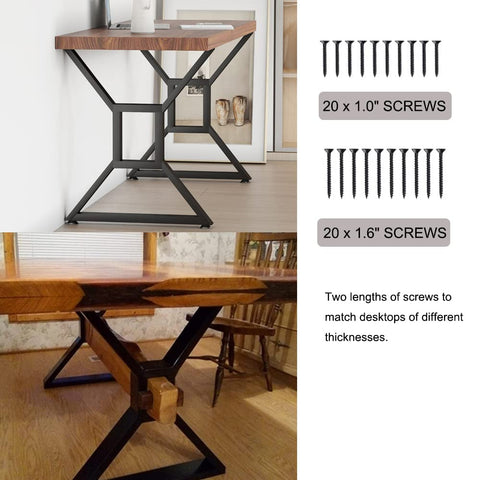 HEONITURE heavy-duty coffee table legs support durable furniture.