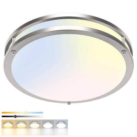 Hepside 13-inch flush mount ceiling light for modern spaces