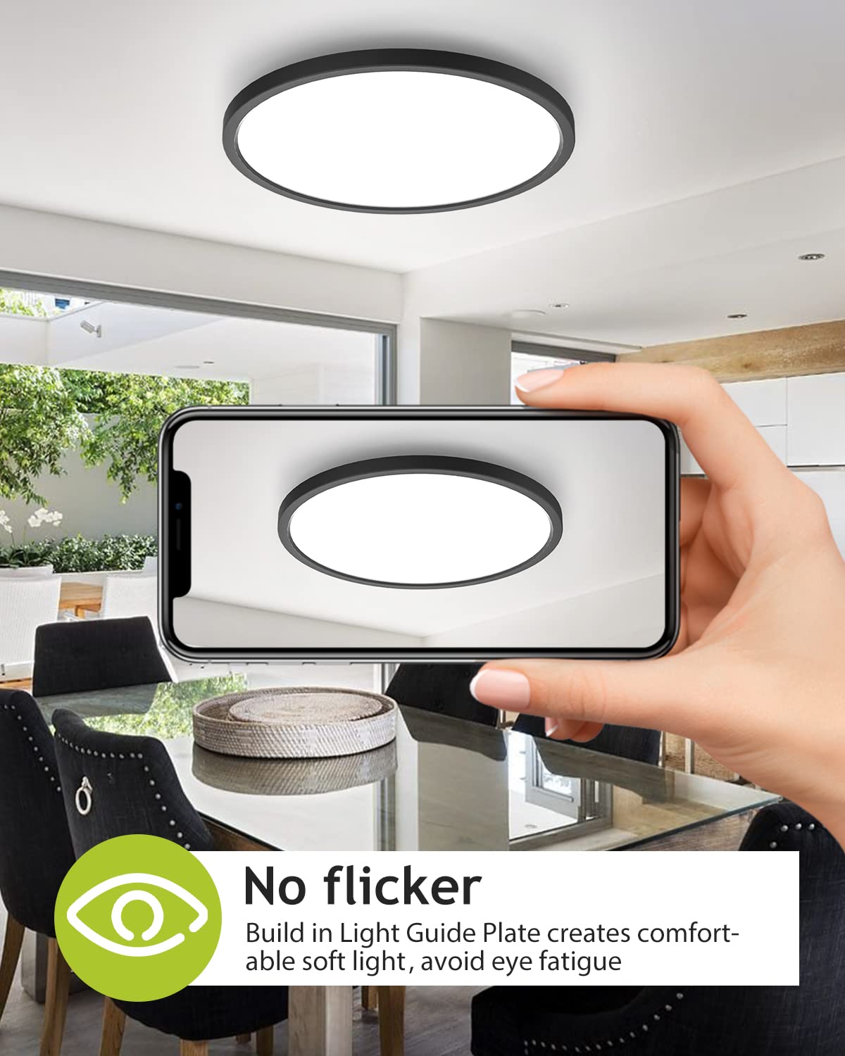 Hepside 28W LED fixture delivers energy-saving replacement for older bulbs.