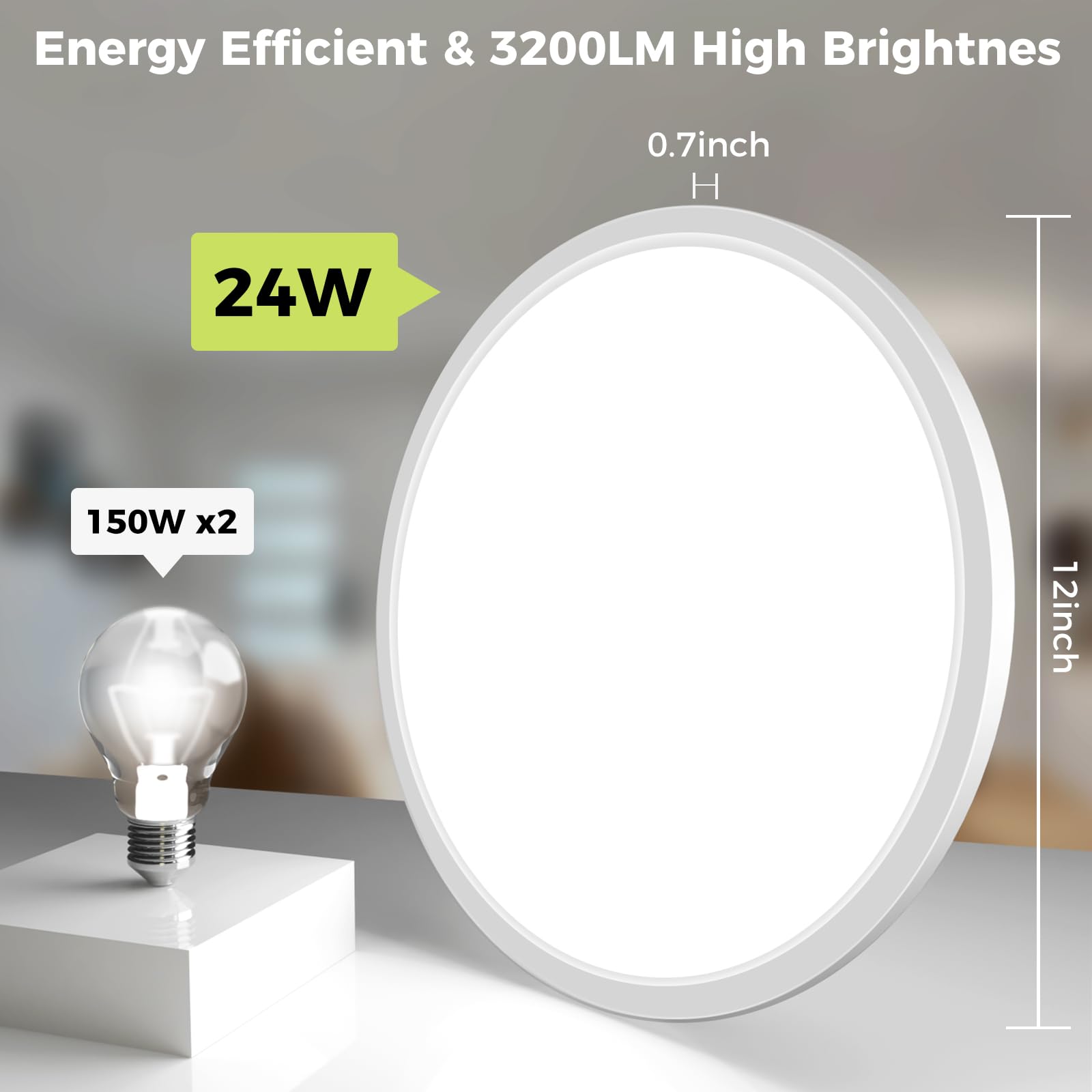 hepside 5-color temperature selectable, warm to cool ambiance for any room.