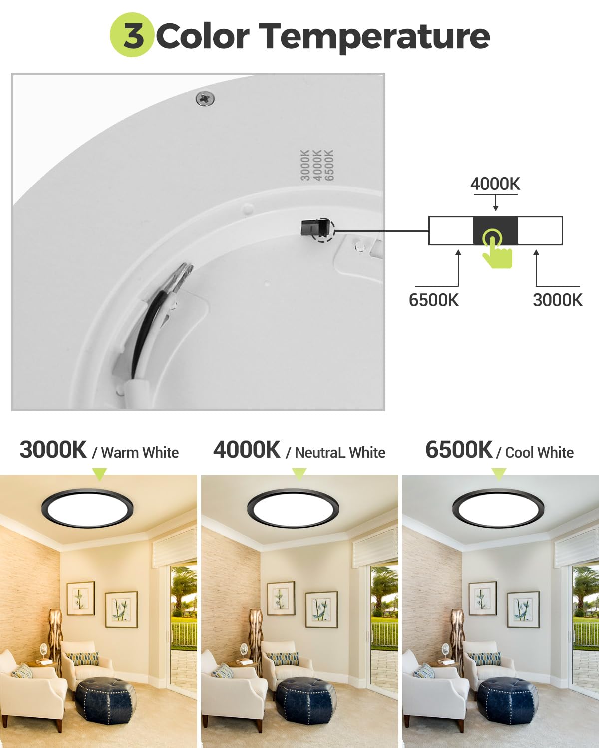 Hepside 6PACK provides 3200 lm brightness for a well-lit space