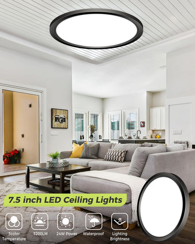 Hepside flush mount ceiling light easy installation in minutes