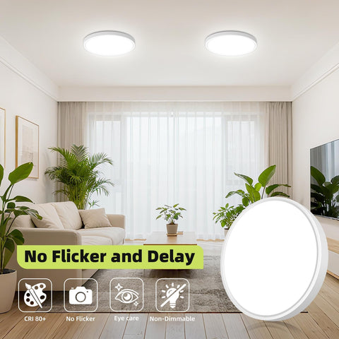 Hepside 84pcs 2835 LEDs 1800lm, bright energy-efficient illumination for large spaces.