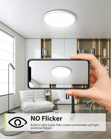 Hepside daylight 6000K mode offers bright, task-focused lighting.