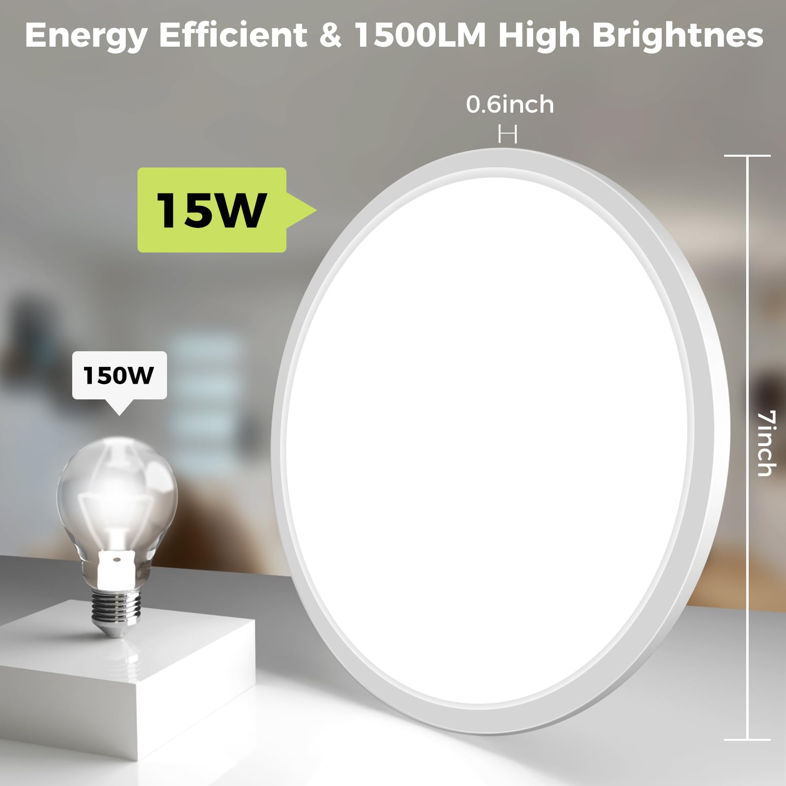 hepside IP54 waterproof ceiling light ideal for bathrooms and kitchens.