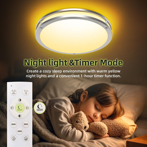 hepside LED ceiling light quick installation with integrated design