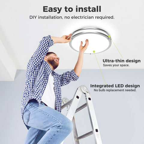 Hepside modern interior lighting suitable for kitchen, bathroom, bedroom, hallway