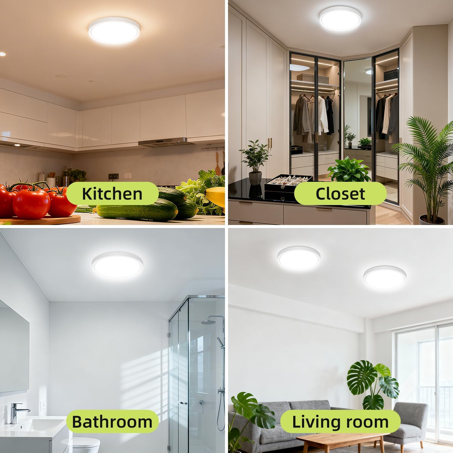 Hepside room-ready fixture for bathroom, bedroom, kitchen, hallway lighting.