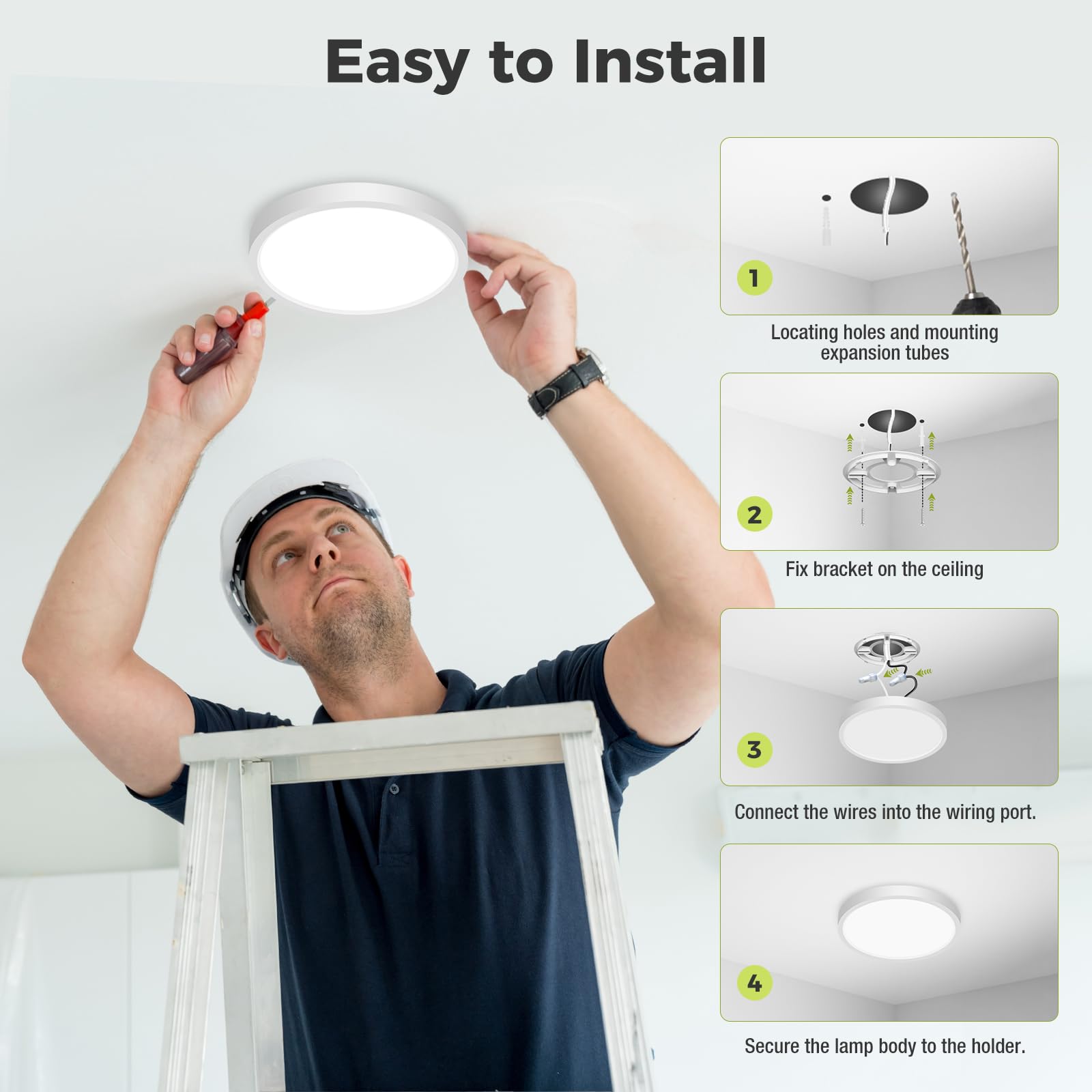 hepside two pack ideal for kitchens, hallways, bedrooms and more.