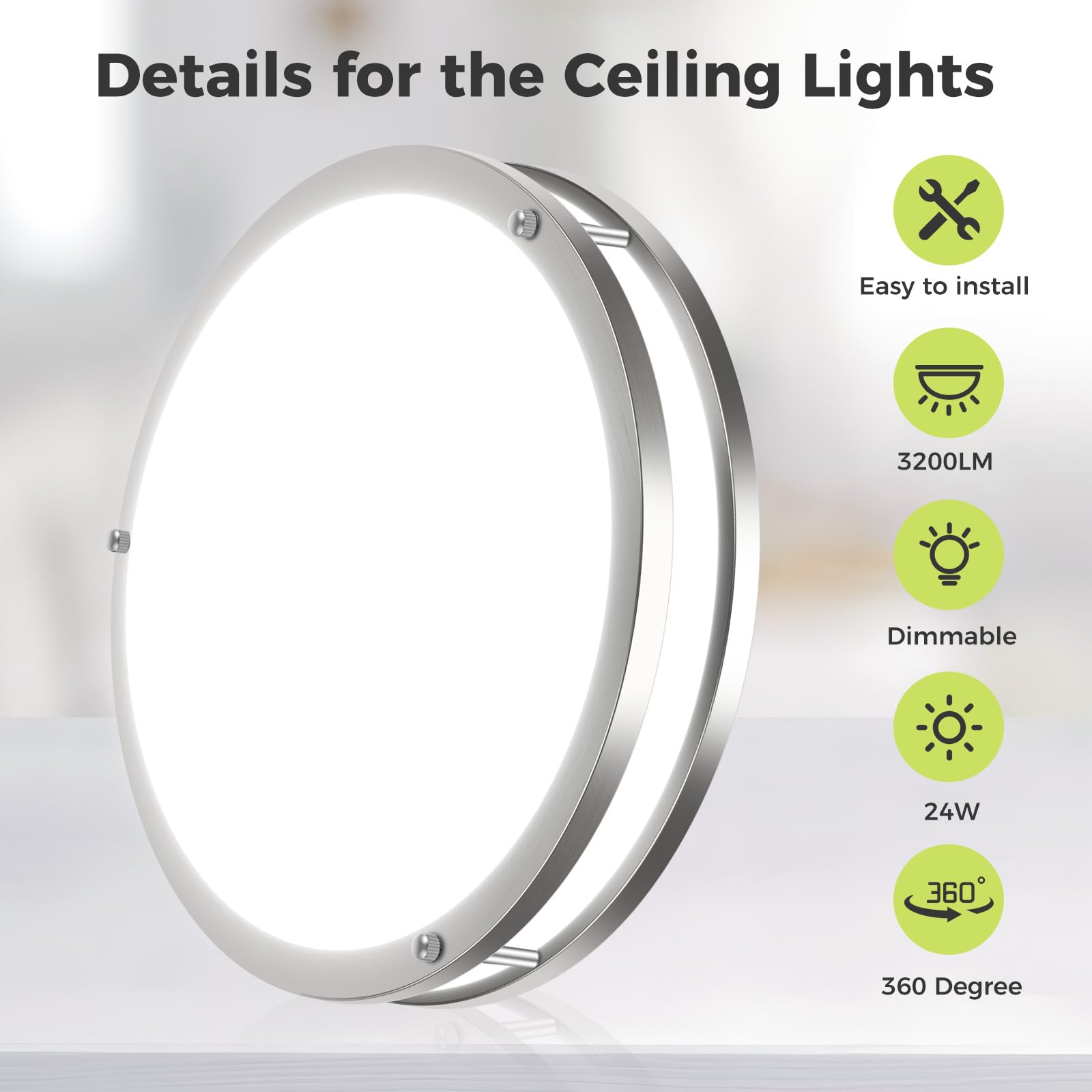 Hepside ultra-slim 2-inch profile fits low-clearance ceilings
