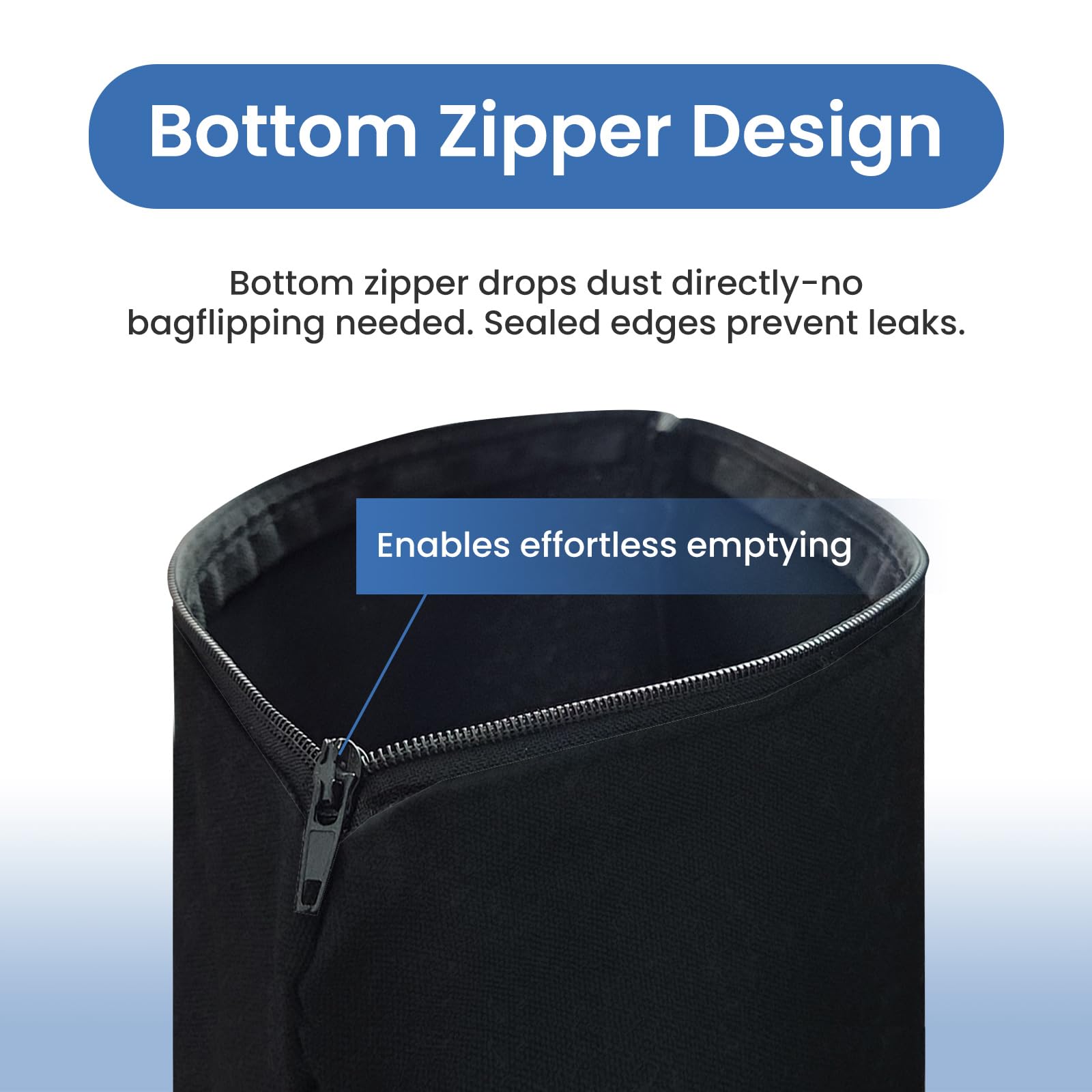 HeptaFiltra system reduces floor dust for a tidier workspace.