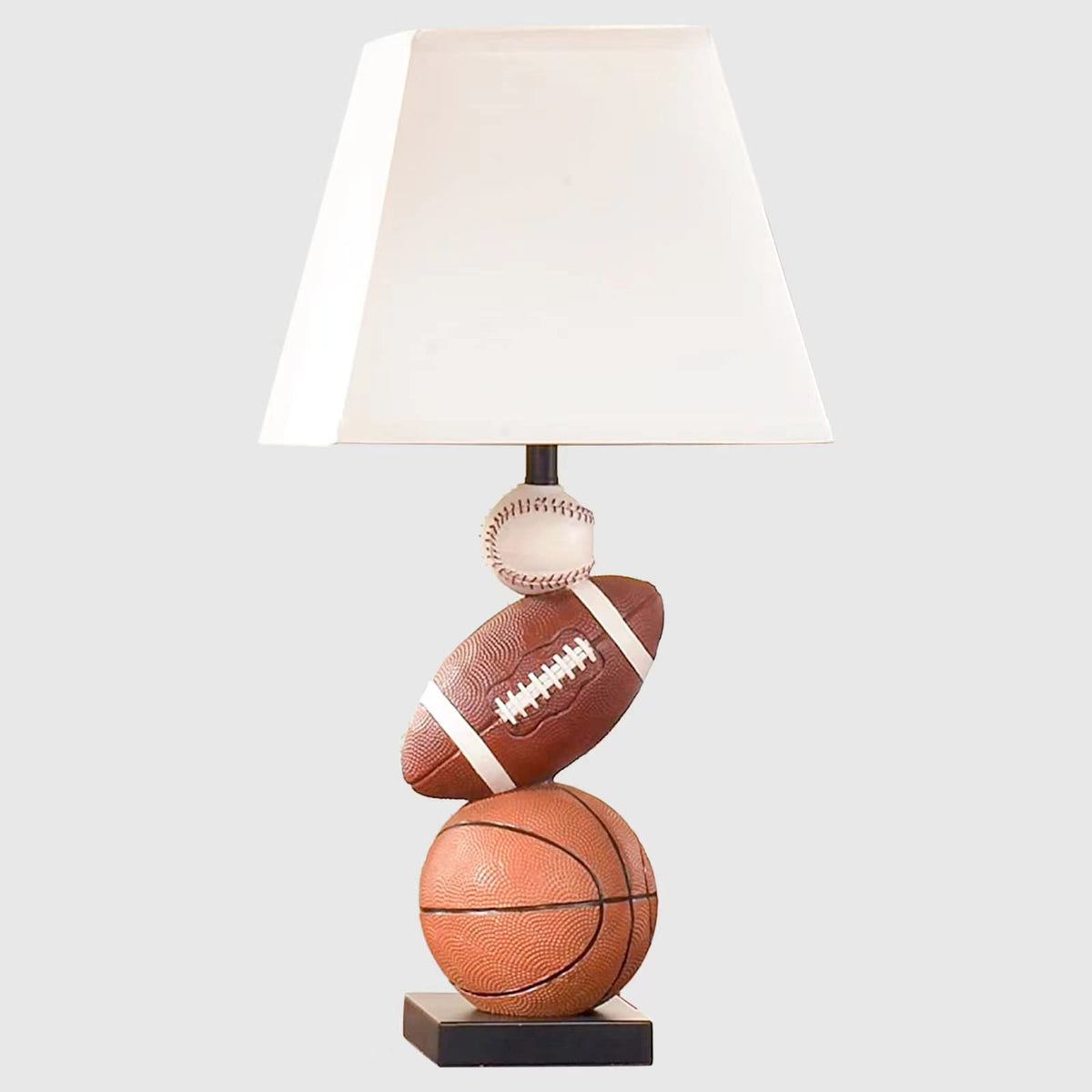 HERBESTBAY football design lamp for kids' room with safe, cozy bedside lighting