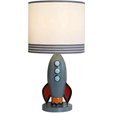 HERBESTBAY Kids rocket ship lamp bedside light for cozy bedtime stories.