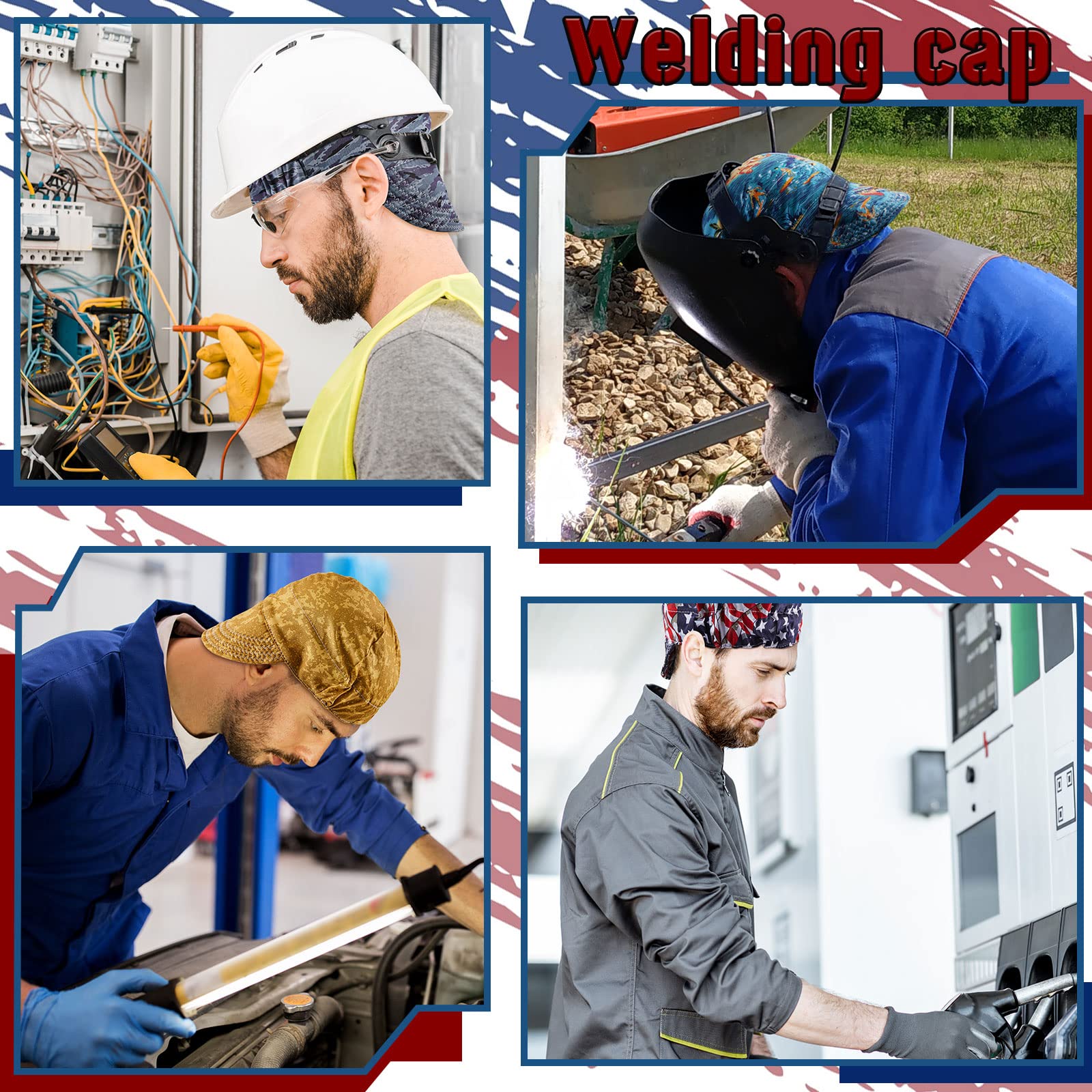 Hercicy welding cap pairs with most helmets for versatile use.