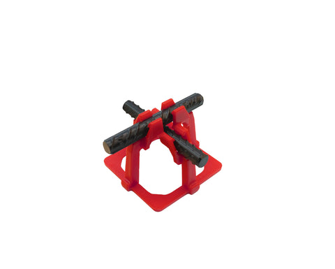 HERCULES rebar chair side view demonstrates strength for concrete forms