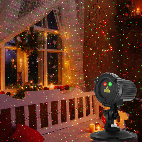 HERHOTER garden decor laser lights enhance outdoor spaces for celebrations.