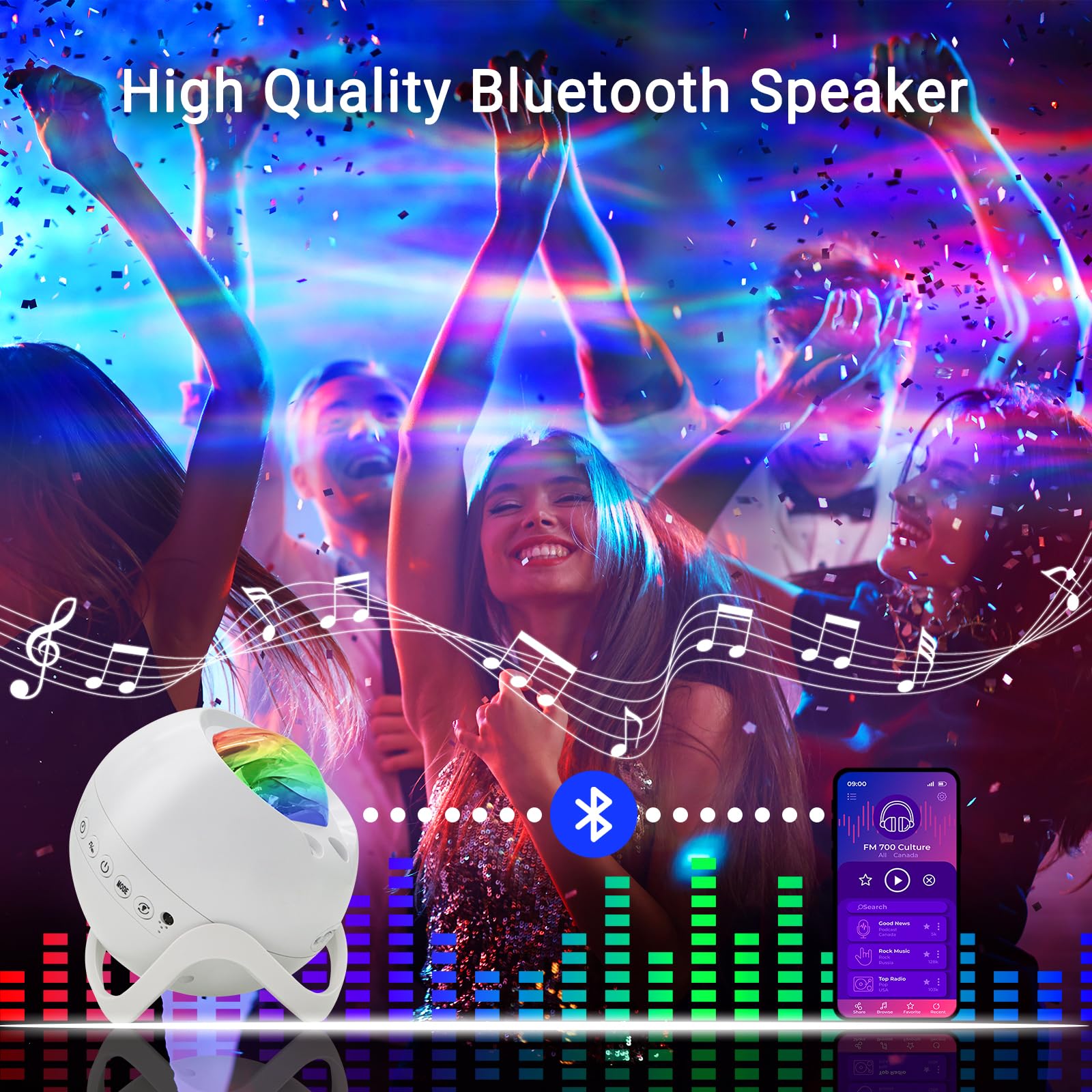 HERHOTER White noise options help set a calm bedtime scene