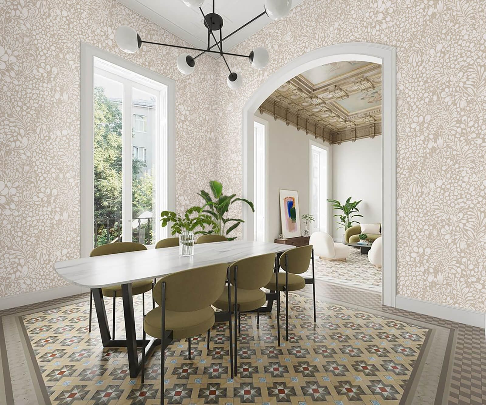 Heroad multipurpose wallpaper for kitchen backsplashes, shelves, and more.