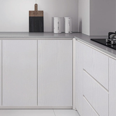 Heroad waterproof self-adhesive vinyl for durable white wood surfaces.