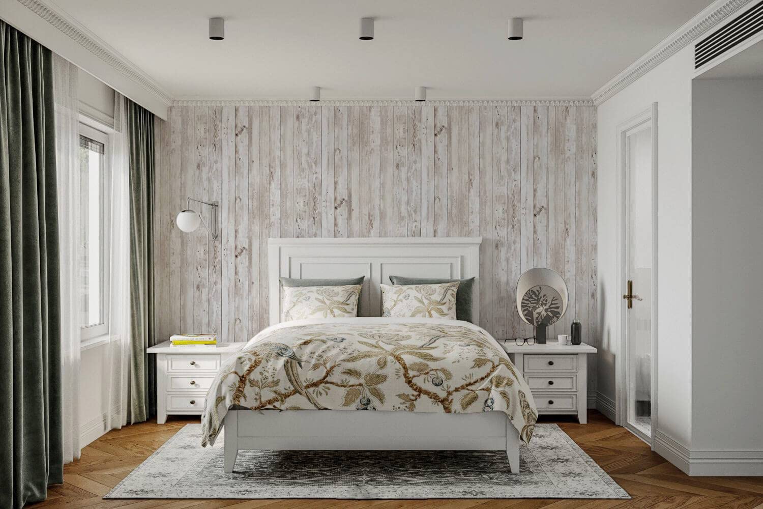 Heroad catalog of wood grain patterns provides versatile decor options.