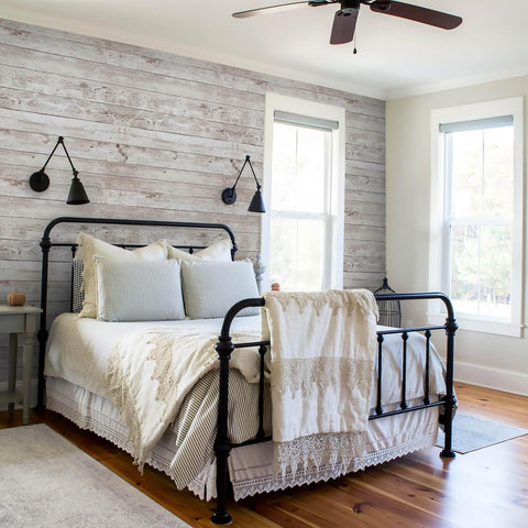 Heroad wood plank pattern shows 2.4-inch planks for authentic look.