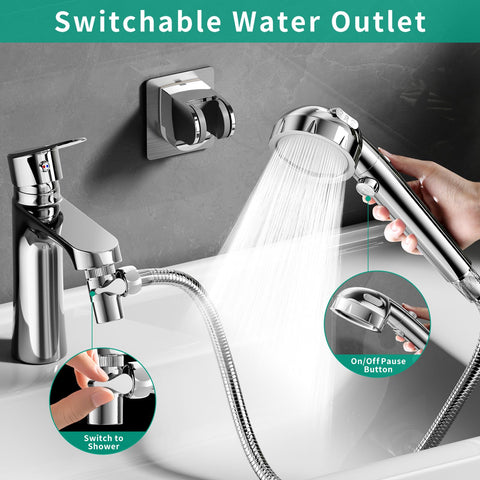 HEROBAI adapters variety ensures easy fit across several faucet sizes