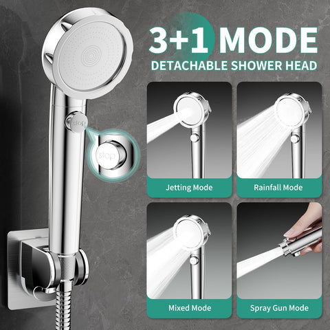 HEROBAI brass adapter pre-installed inside spout simplifies installation