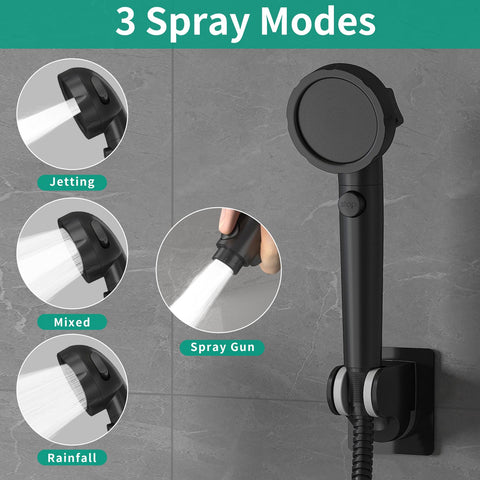 HEROBAI high-pressure flow supports powerful rinsing for tubs and pets