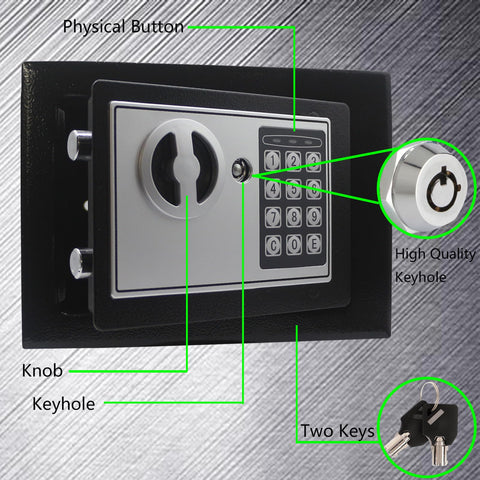 Heroecol safe box digital panel for quick, programmable access