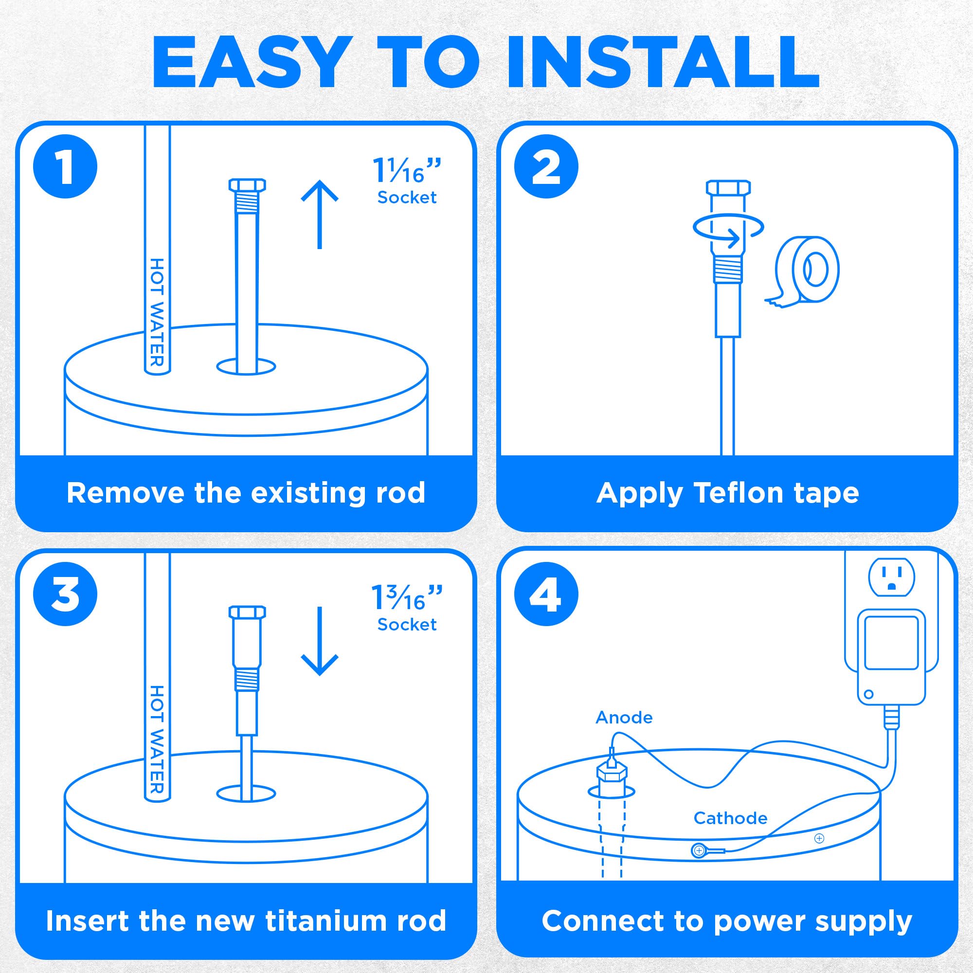 Packaging and warranty information for HertzEagle rod