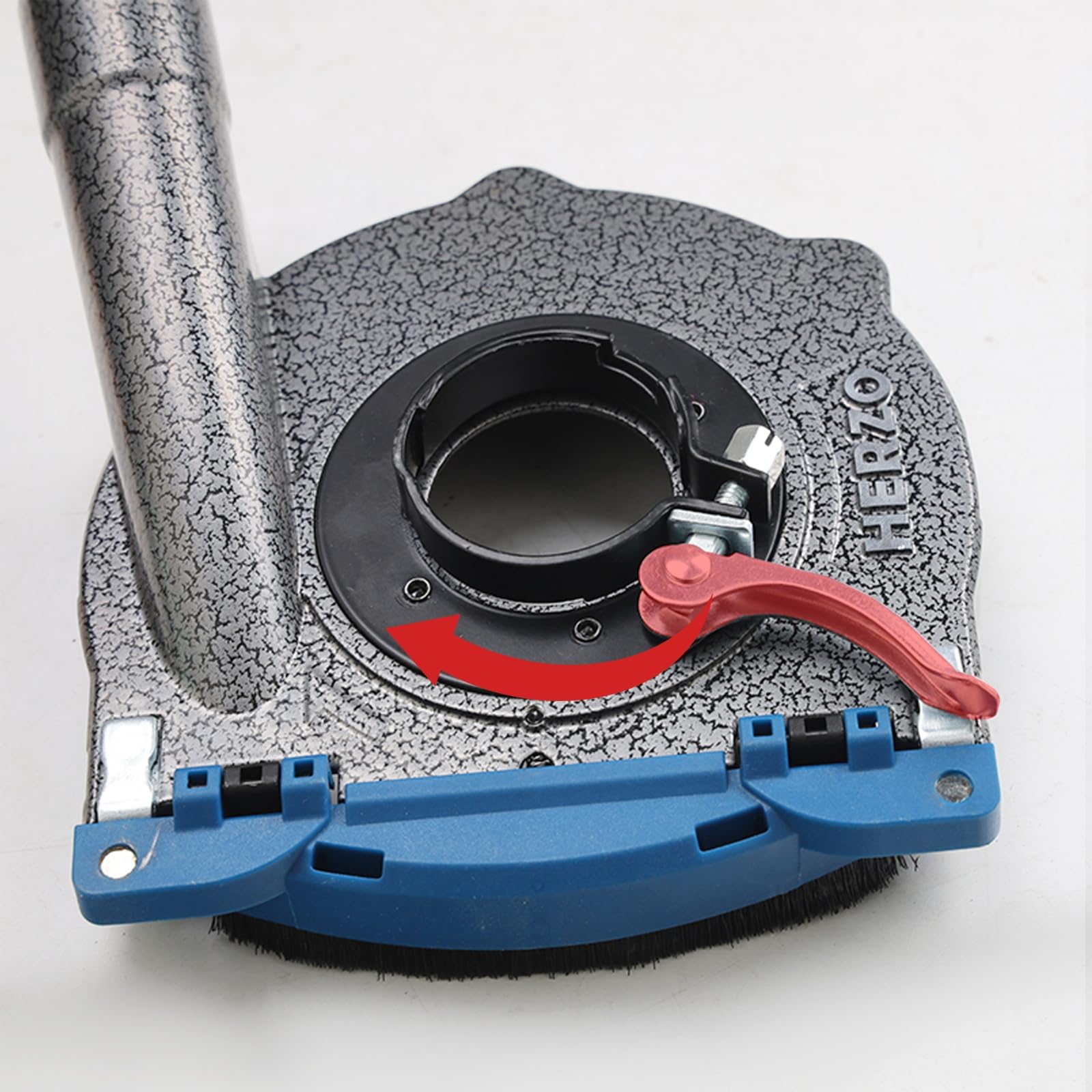 Three clamping connections included with Herzo dust guard