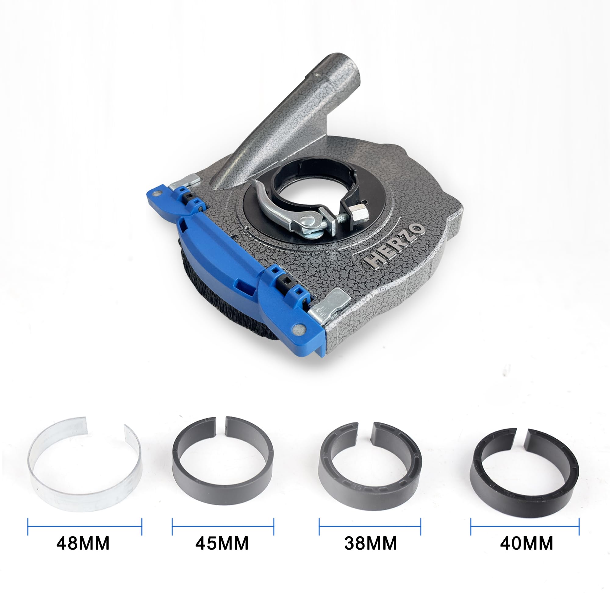 Herzo 5-inch diamond cup wheel included for versatile grinding