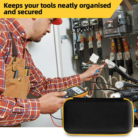 HESPLUS case keeps Fluke tools organized when stored on-site