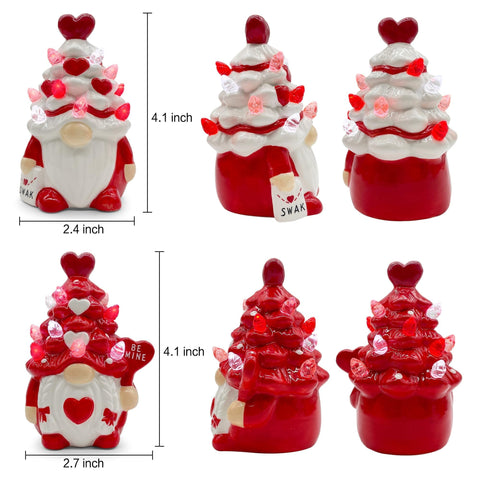 Hexagram Valentines shelf or window decor creates cozy festive charm