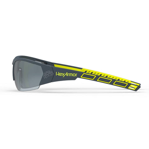 HexArmor MX250 scratch-resistant lens protects clarity in rugged environments.