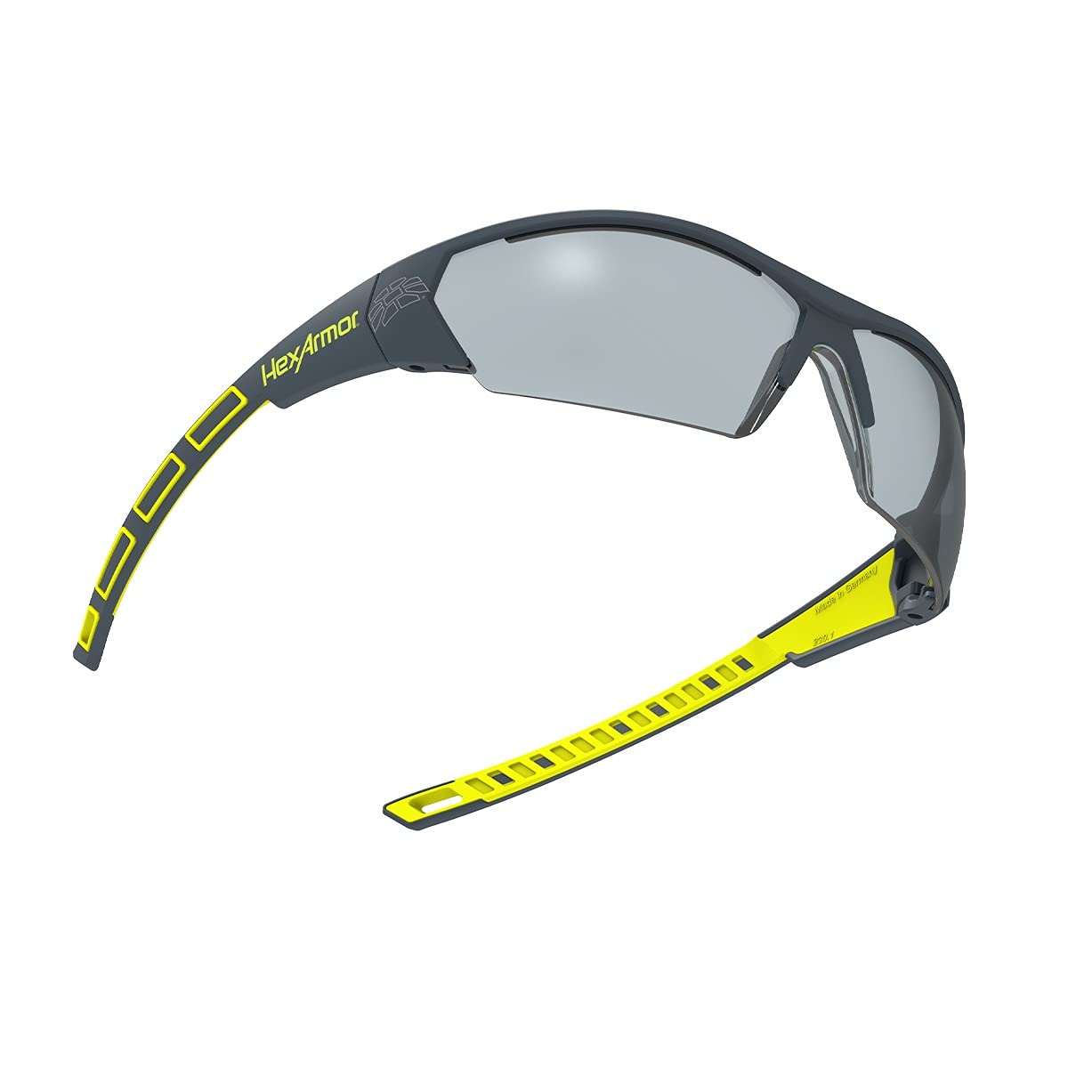HexArmor MX250 Variomatic glasses with versatile transition lenses for outdoor and indoor work.
