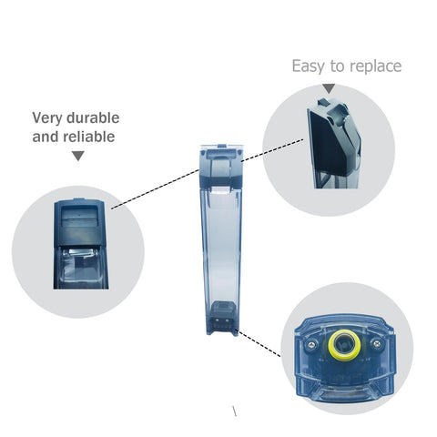 Hexorio S5 Pro water tank with snap-in design enables quick, tool-free replacement.