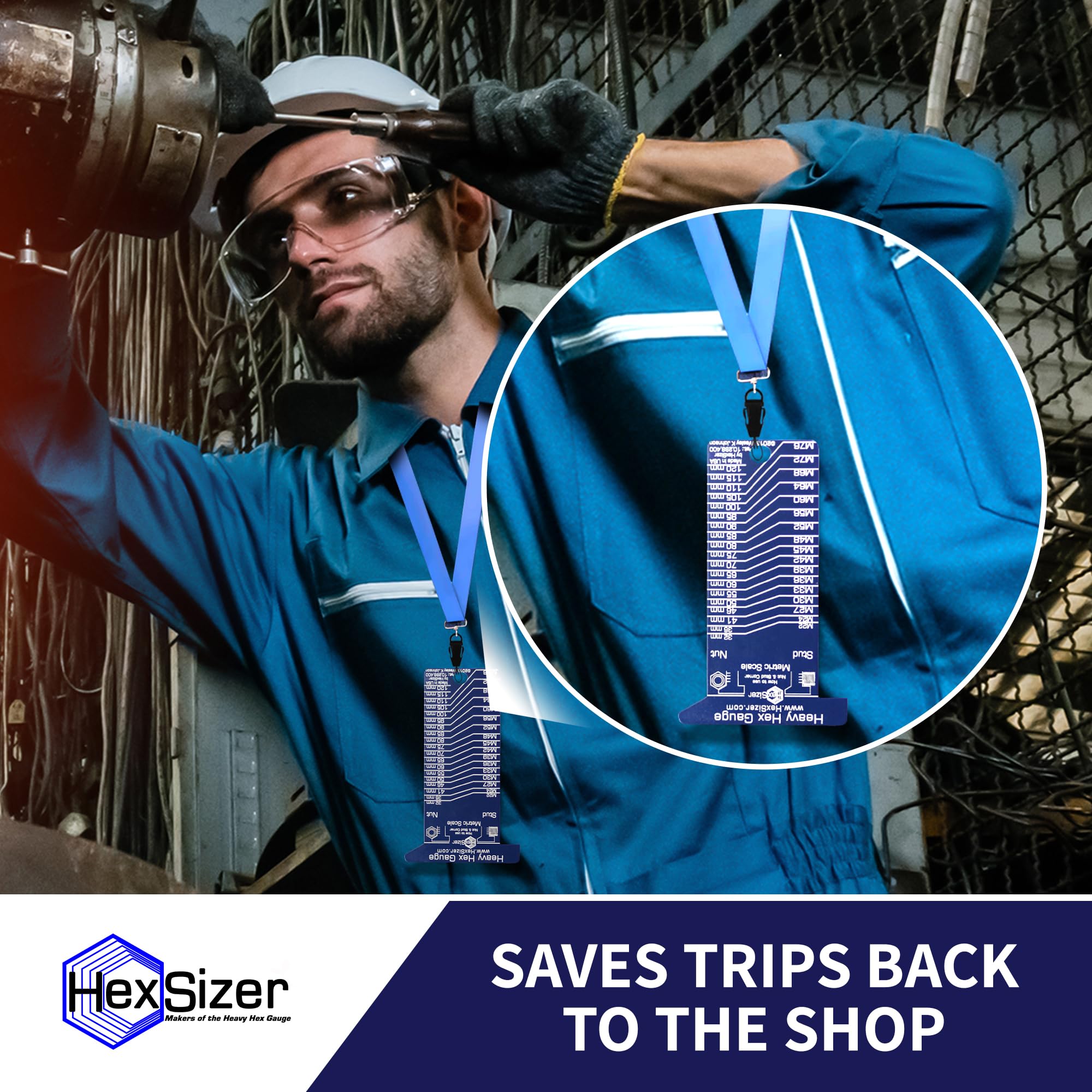 HexSizer anodized aluminum withstands harsh industrial conditions.