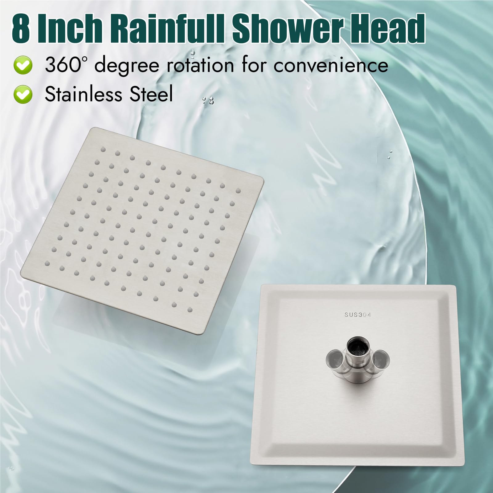 Heyalan SUS304 valve assembly resists corrosion for lasting performance daily.