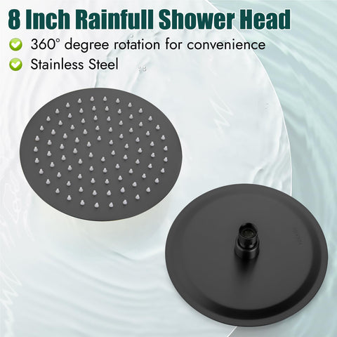 Heyalan swivel ball enables easy angle adjustment for precise spray direction.