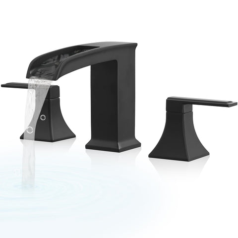 HEYMYTAP brass high-flow roman bathtub faucet front view enhances modern bathroom style
