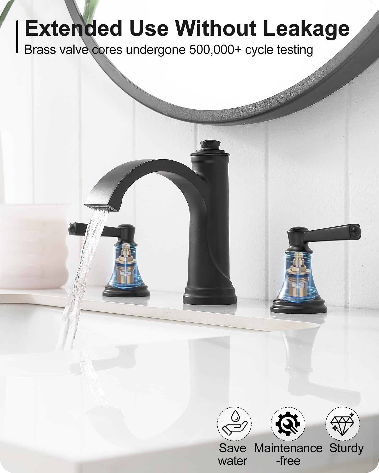 Heymytap brass valve cores ensure leak-proof performance and durability.