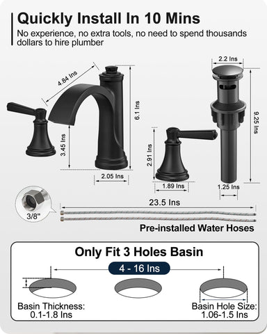 Heymytap snap-on connector provides a secure seal for reliable installation.